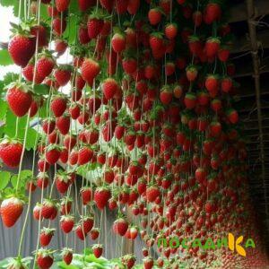 Клубника ампельная Анастасия купить по цене от 370р. в интернет-магазине «Посадика» с доставкой почтой в в Удачныйе и по всей России – [изображение №1].